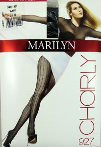 Marilyn Charly 927 R3/4 rajstopy paski black